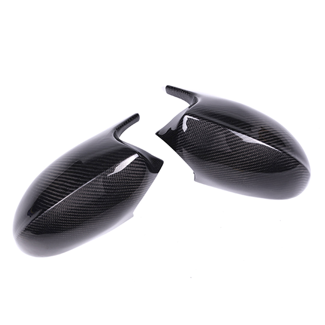 M Style Carbon Fiber Mirror Caps – BMW 1 Series E8x / 3 Series E9x (2010–2012)