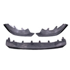 Carbon Fiber 3PC Front Bumper Lip for BMW 2 Series G42 Coupe