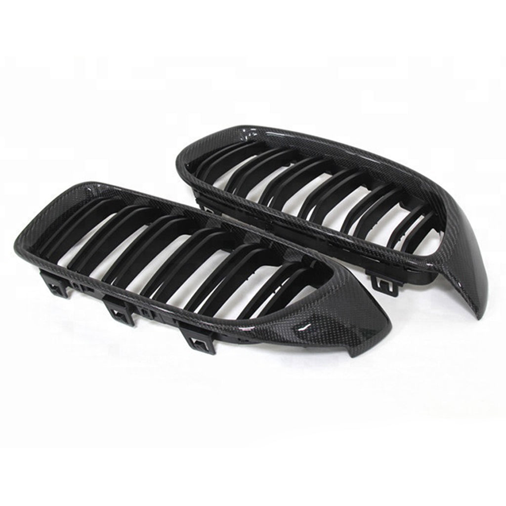 Carbon Fiber Kidney Grilles – BMW 4 Series F32 / F33 F36 / M3 F80 / M4 F82 / F83 (2014–2017)