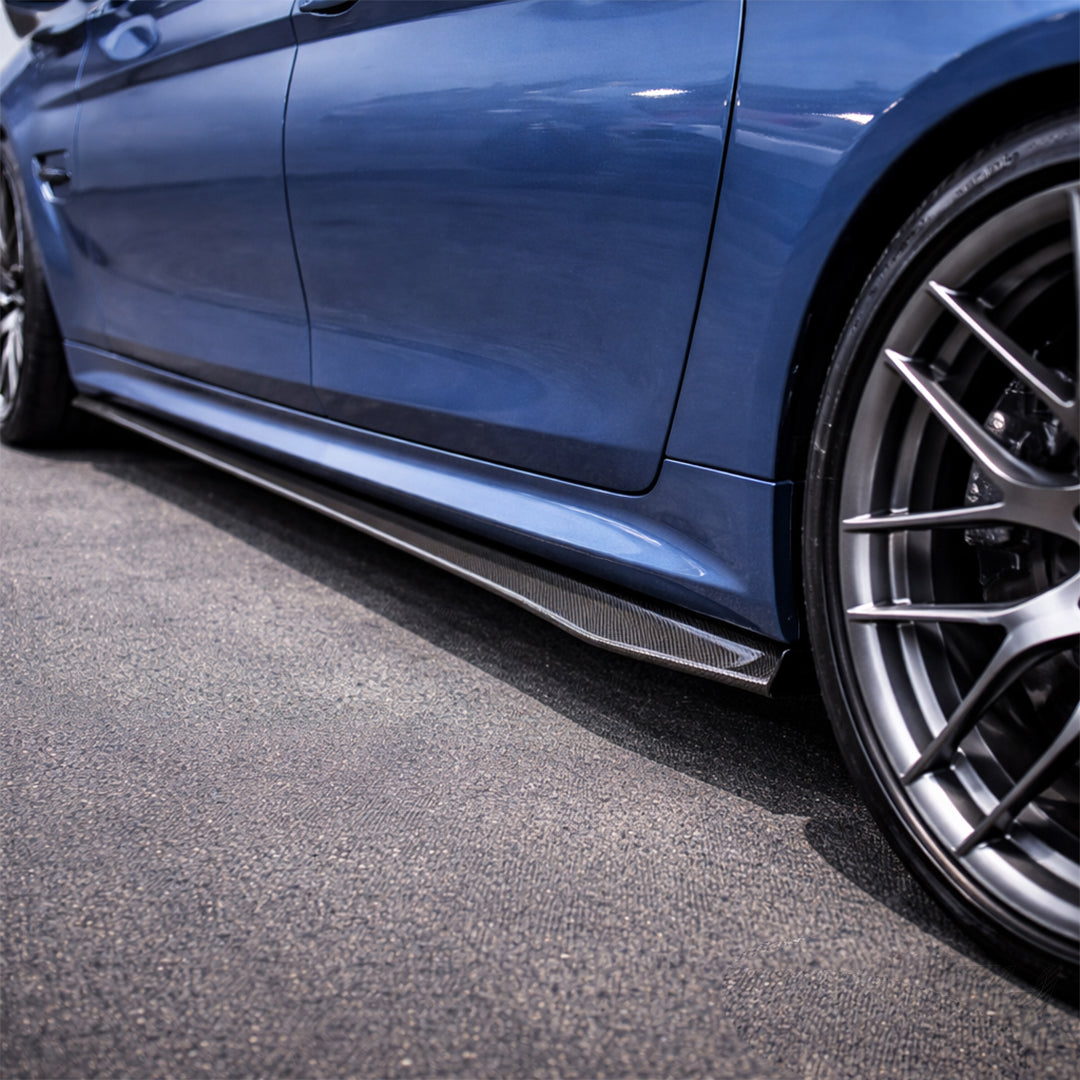 Carbon Fiber Side Skirts – BMW 4 Series F32 / M4 F82 (2014–2020)