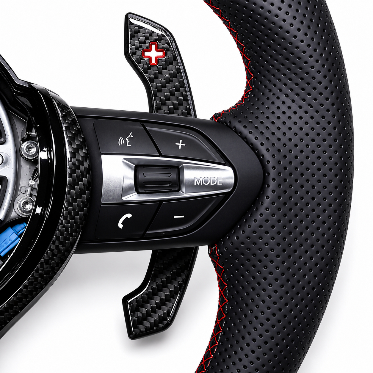 Customizable M Sport Carbon Fiber Steering Wheel for BMW F-Series (Multiple Models)