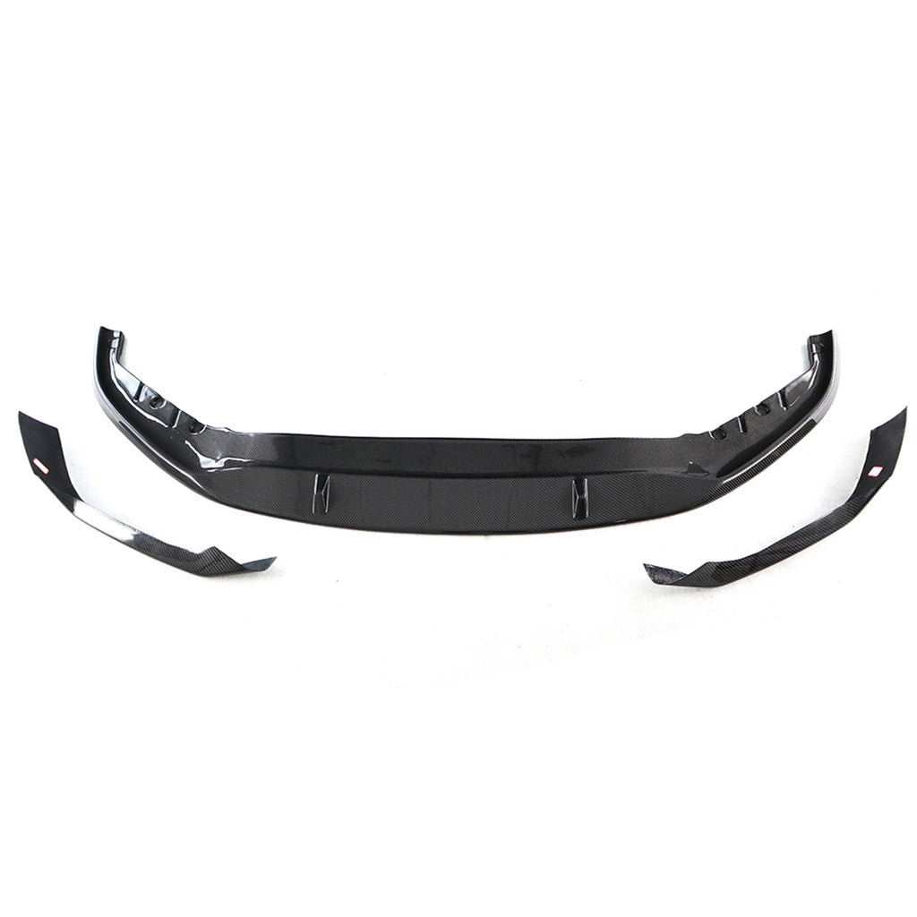 Carbon Fiber 3-Piece Front Lip for BMW 5 Series G30 LCI M Sport (2021-2023)