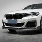 Carbon Fiber 3-Piece Front Lip for BMW 5 Series G30 LCI M Sport (2021-2023)