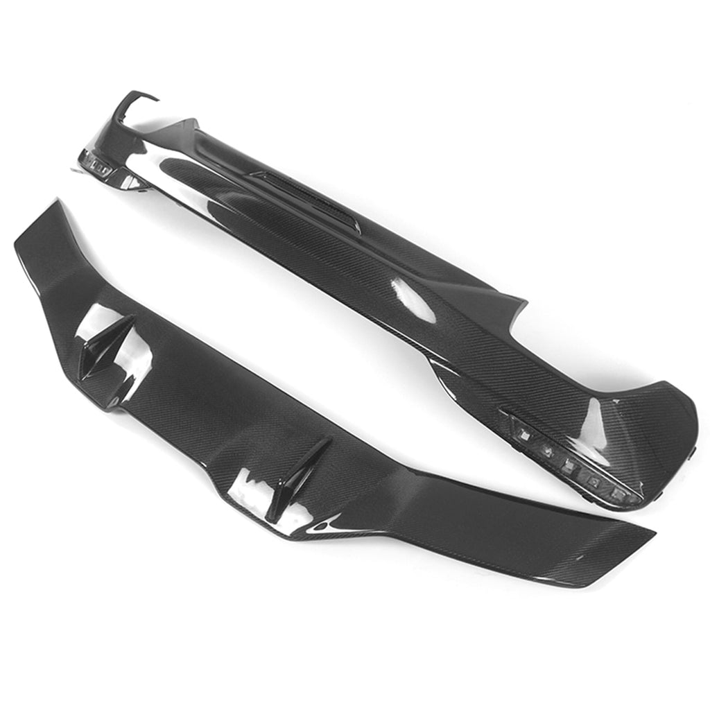 Carbon Fiber 2-Piece Rear Bumper Diffuser for BMW 5 Series G30 (2017-2023)