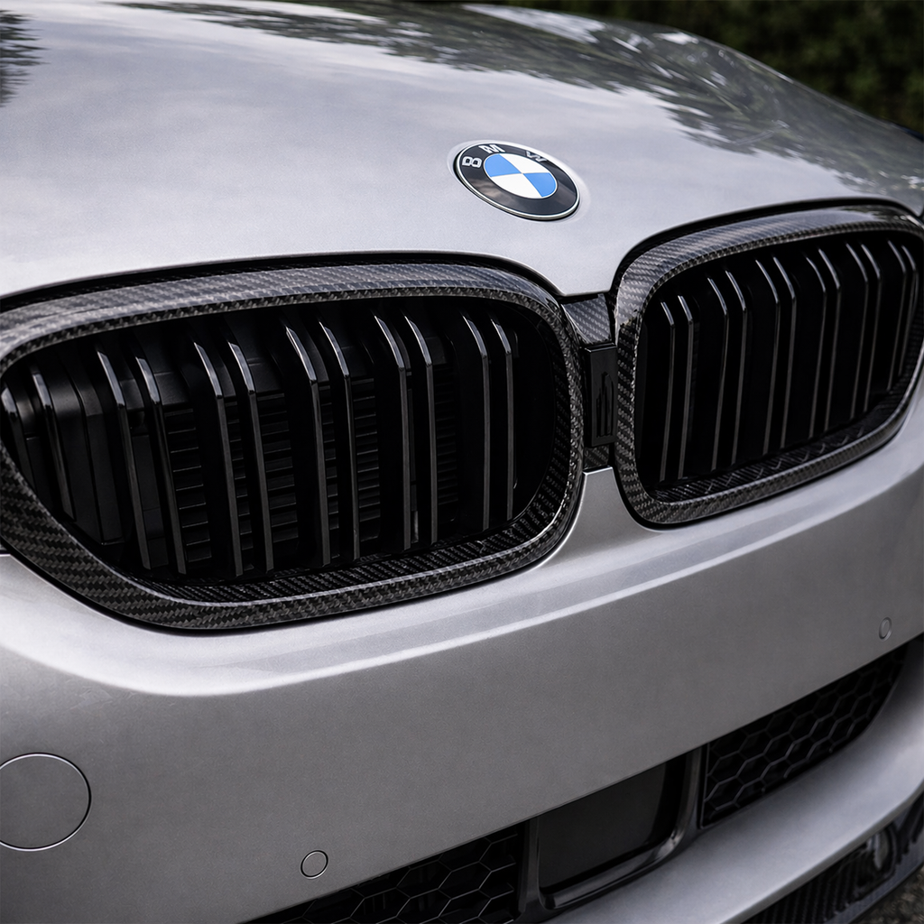 Carbon Fiber M Performance Style Kidney Grilles for BMW 5 Series G30 / M5 F90 (2017+)