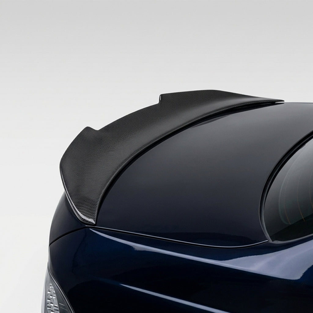 PSM Style Carbon Fiber Rear Trunk Spoiler for BMW 3 Series E90 (2004-2011)