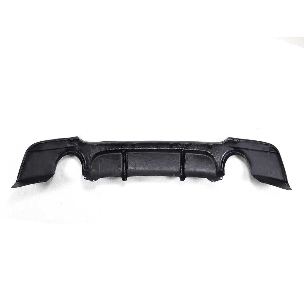 M Tech Carbon Fiber Rear Diffuser (Dual Tip) for BMW E92 (2006-2013)