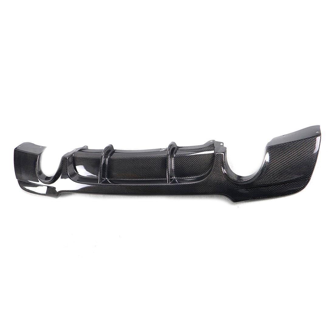 M Tech Carbon Fiber Rear Diffuser (Dual Tip) – BMW E92 (2006-2013)