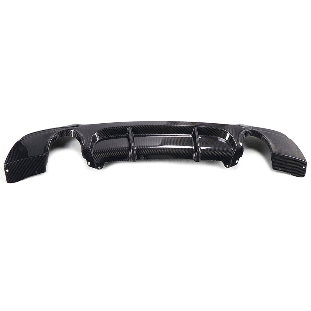 M Tech Carbon Fiber Rear Diffuser (Dual Tip) for BMW E92 (2006-2013)