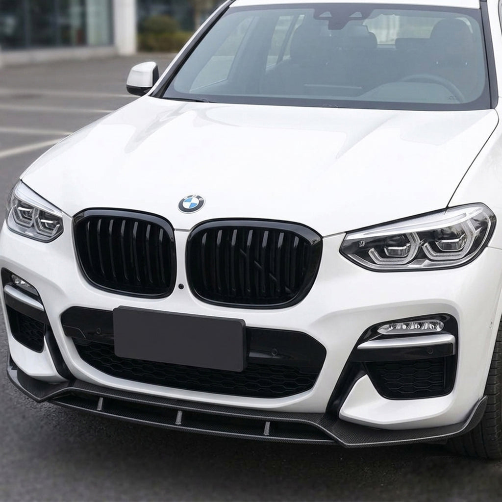 Carbon Fiber M Style Front Bumper Lip – BMW X3 G01 (2018+)