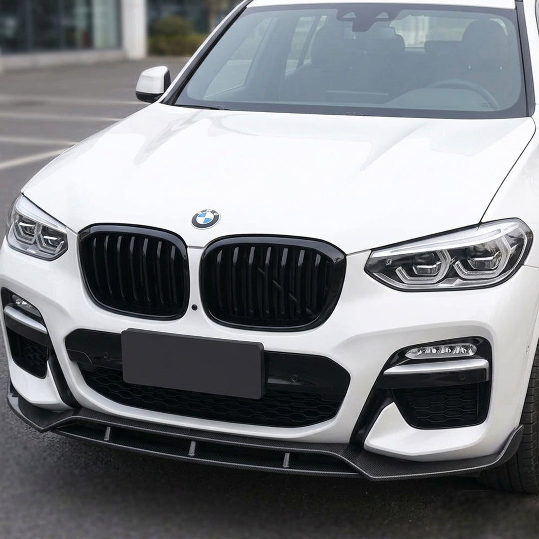 Carbon Fiber M Style Front Bumper Lip – BMW X3 G01 (2018+)