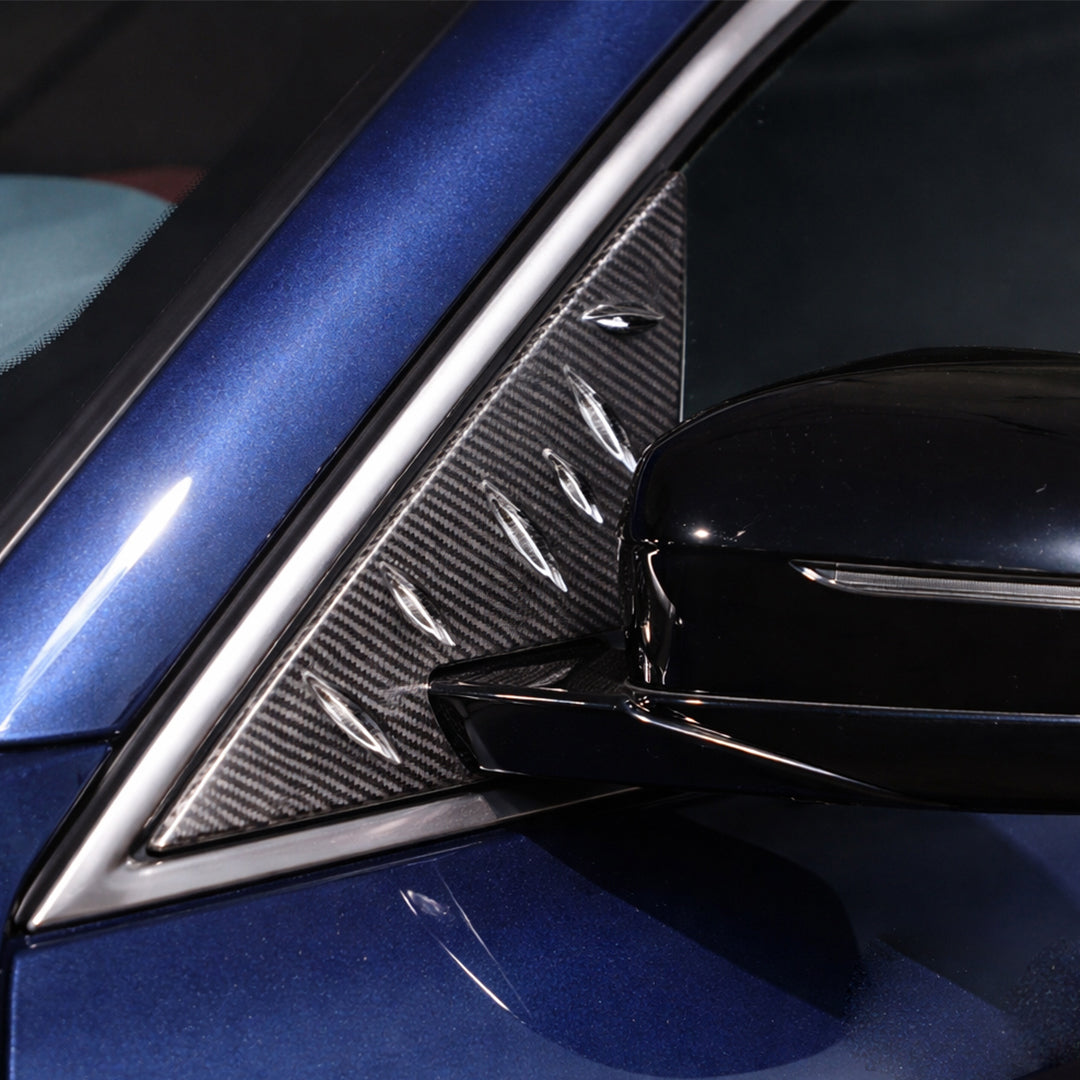 Carbon Fiber A-Pillar Triangle Window Trim Covers – BMW M2 G87 (2022+)