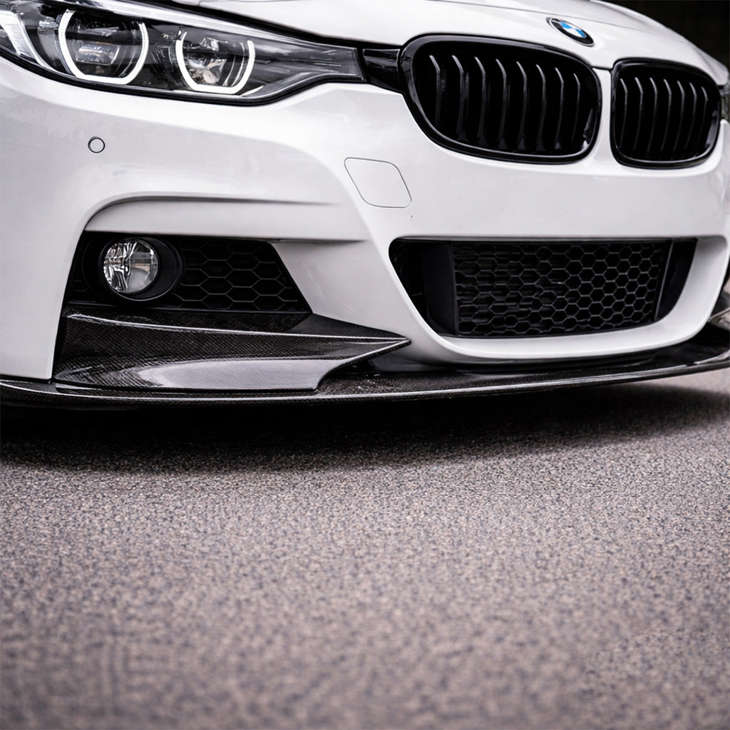 Carbon Fiber MTV Style Front Bumper Lip for BMW F30 / F80