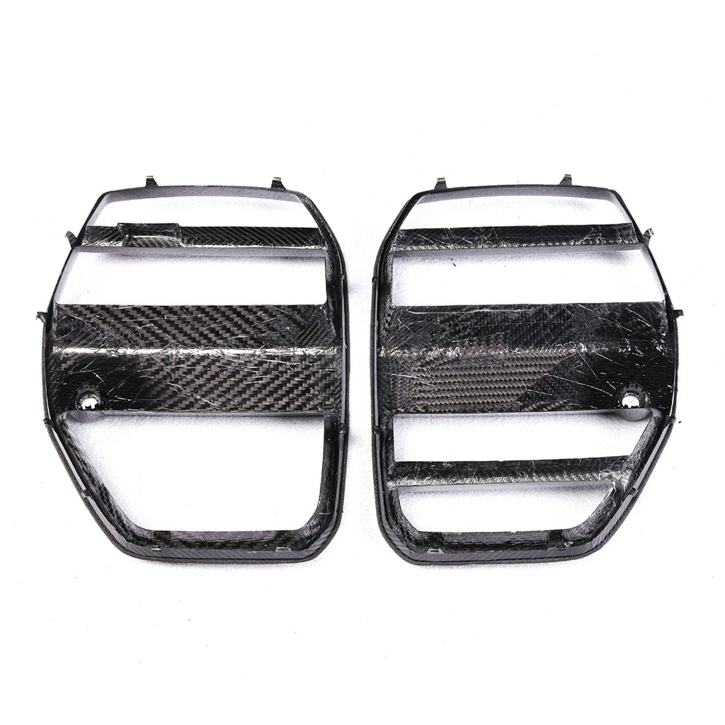 Carbon Fiber Front Grille Inserts – BMW M3 G80 / M4 G82 G83 (2021+)