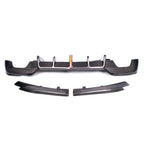Carbon Fiber KBL Style Rear Bumper Diffuser with LED for BMW G20