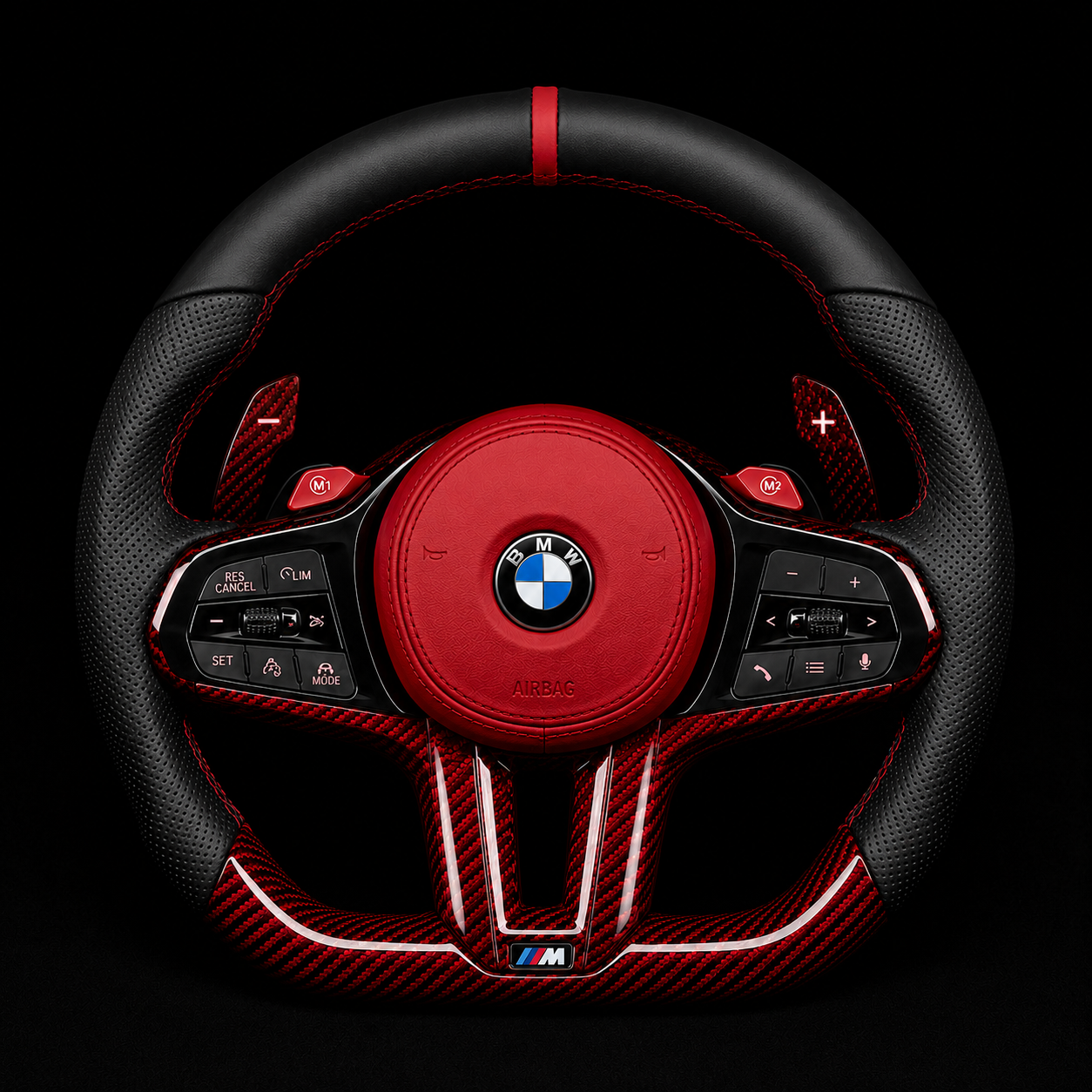 Customizable Carbon Fiber Steering Wheel for BMW G-Series (Multiple Models)