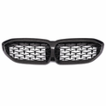 Diamond Style Carbon Fiber Front Grille W/ LED Star Lighting for BMW 3 Series G20 (2019-2023)