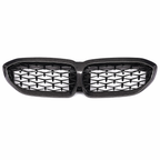 Diamond Style Carbon Fiber Front Grille W/ LED Star Lighting for BMW 3 Series G20 (2019-2023)