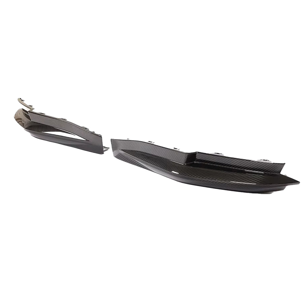 Carbon Fiber Rear Bumper Splitters (2 pcs) – BMW M3 & M4 G80 / G82 / G83 (2021+)