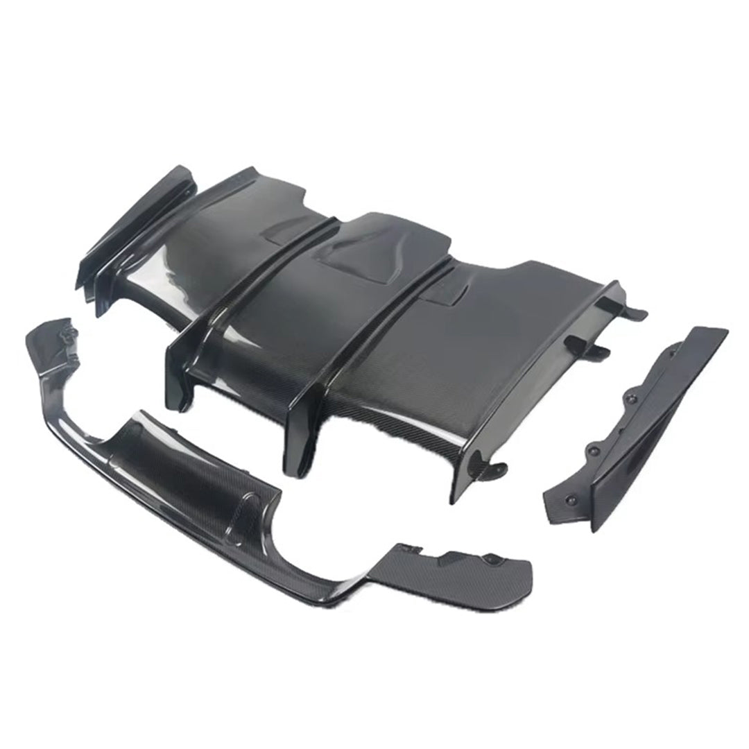 Carbon Fiber PSM Style Rear Diffuser (4 pcs) – BMW M3 & M4 F80 / F82 / F83 (2014-2020)