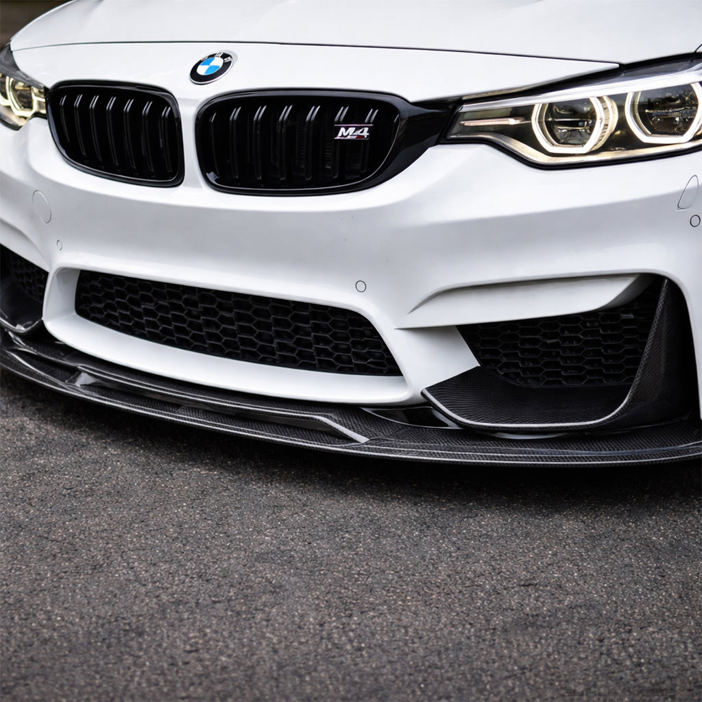 Carbon Fiber PSM Style Front Lip – BMW M3 & M4 F80 / F82 / F83 (2014-2019)