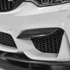 Carbon Fiber Front Bumper Side Splitter Flaps (2 pcs) – BMW M3 & M4 F80 / F82 / F83 (2015-2019)