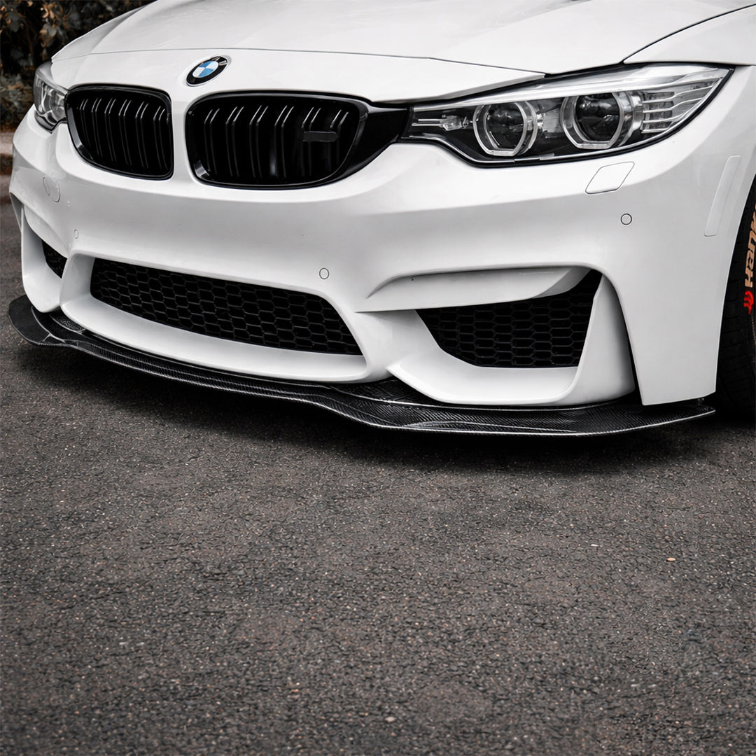 Carbon Fiber PSM Style Front Bumper Lip – BMW M3 & M4 F80 / F82 / F83 (2014-2020)