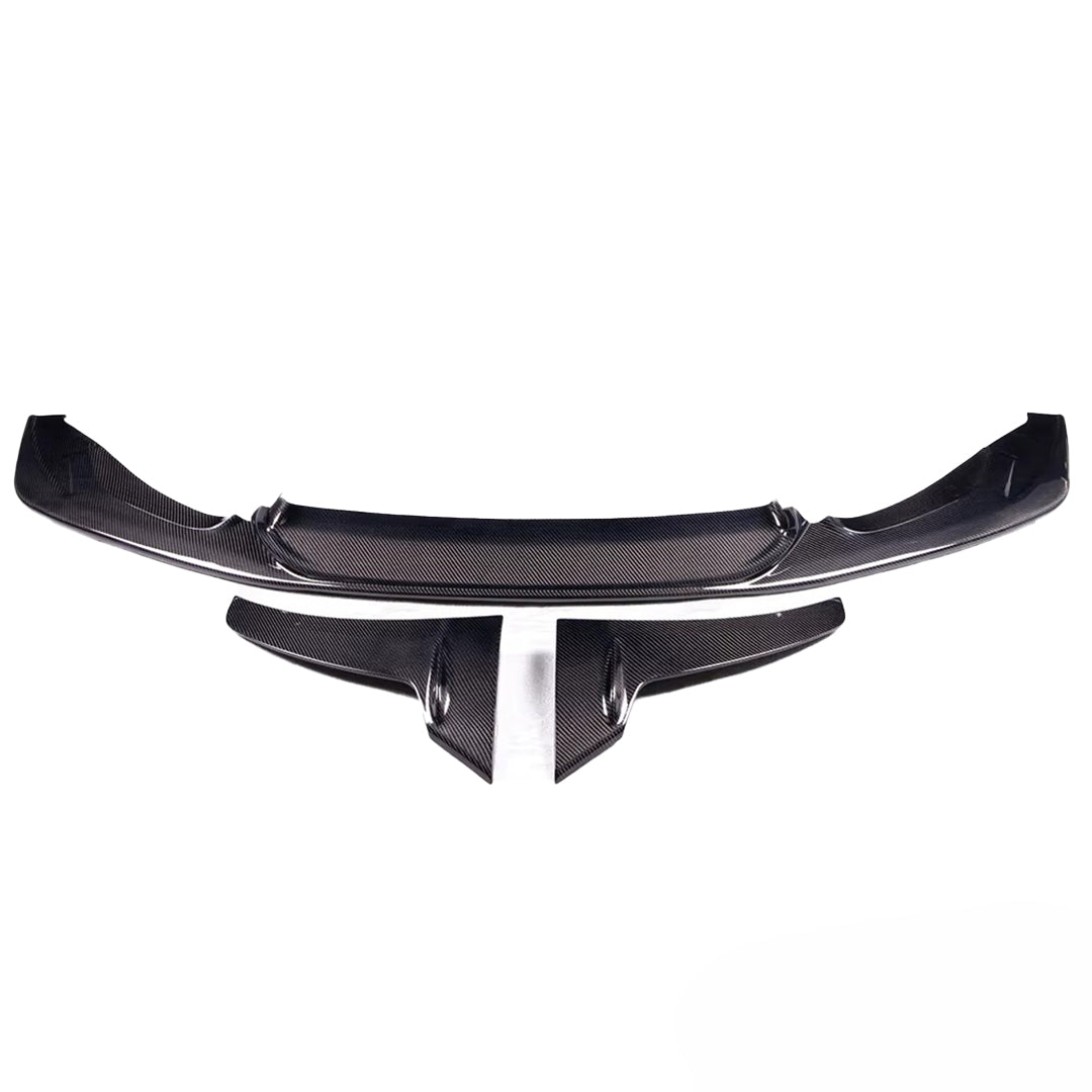 Carbon Fiber LT Style Front Bumper Lip (3 pcs) – BMW M3 & M4 F80 / F82 / F83 (2014-2020)