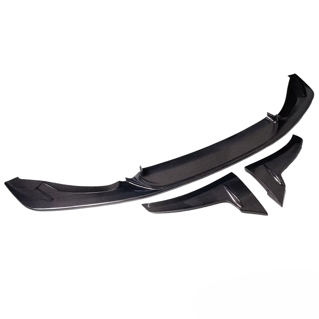 Carbon Fiber LT Style Front Bumper Lip (3 pcs) – BMW M3 & M4 F80 / F82 / F83 (2014-2020)
