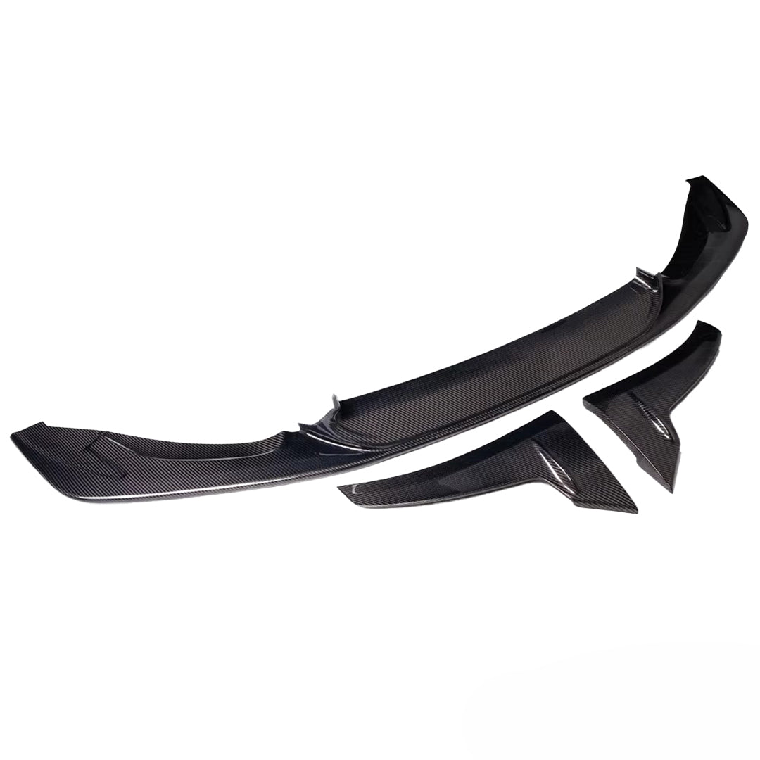 Carbon Fiber LT Style Front Bumper Lip (3 pcs) – BMW M3 & M4 F80 / F82 / F83 (2014-2020)
