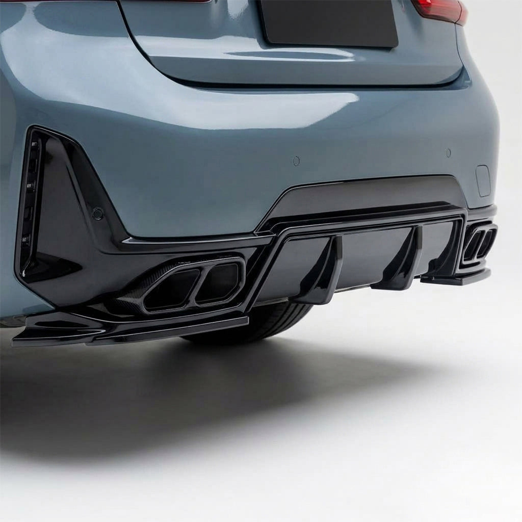 CP Style Gloss Black Rear Bumper Diffuser for BMW G20 LCI 3 Series (2022+)