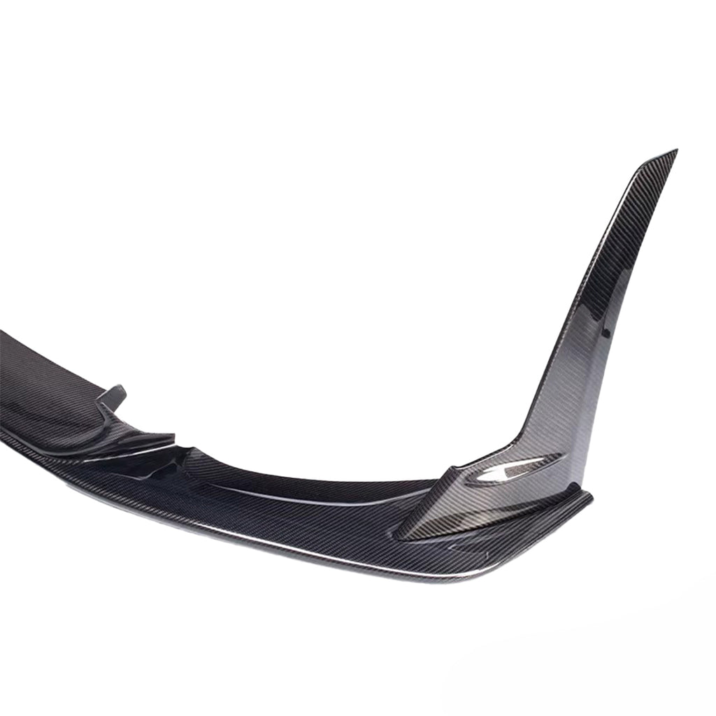 Carbon Fiber LT Style Front Bumper Lip (3 pcs) – BMW M3 & M4 F80 / F82 / F83 (2014-2020)