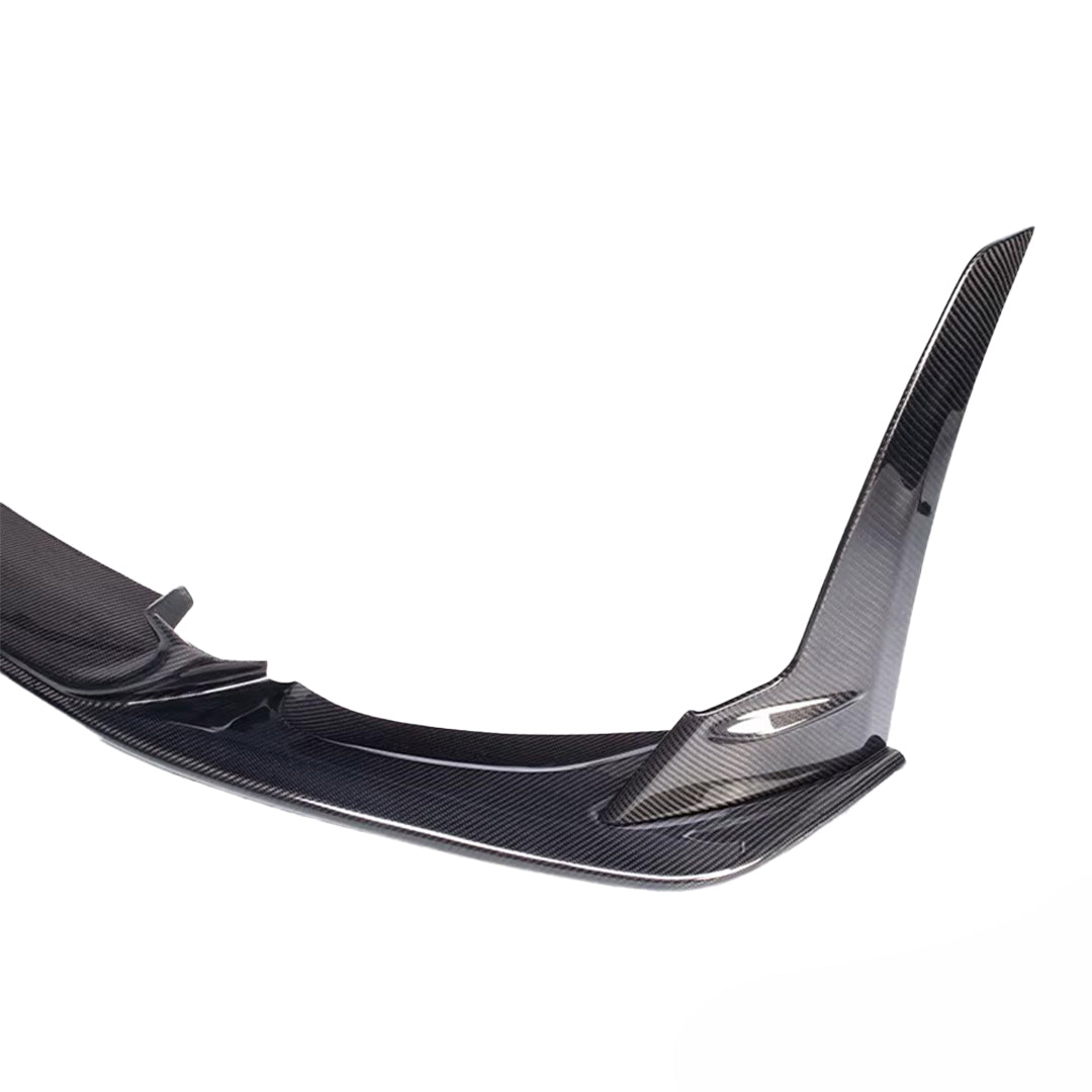 Carbon Fiber LT Style Front Bumper Lip (3 pcs) – BMW M3 & M4 F80 / F82 / F83 (2014-2020)