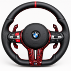 Customizable M Sport Carbon Fiber Steering Wheel for BMW F-Series (Multiple Models)