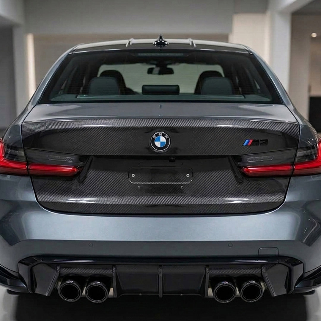 OEM Style Carbon Fiber Rear Trunk Lid – BMW G20 / G80 M3 / 330i / M340i (2019-2021)