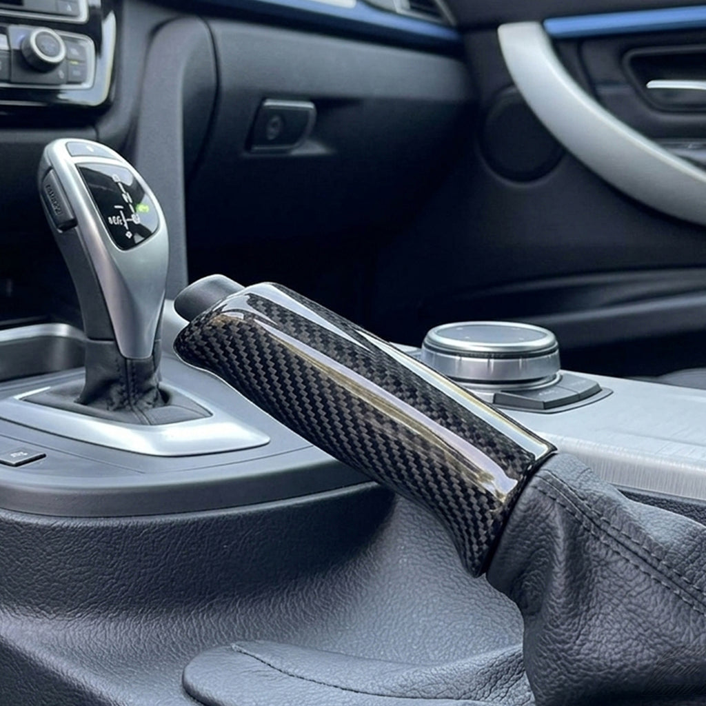 Carbon Fiber Handbrake Handle Cover – BMW E Series / F Series