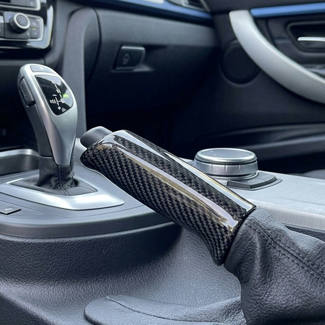 Carbon Fiber Handbrake Handle Cover – BMW E Series / F Series