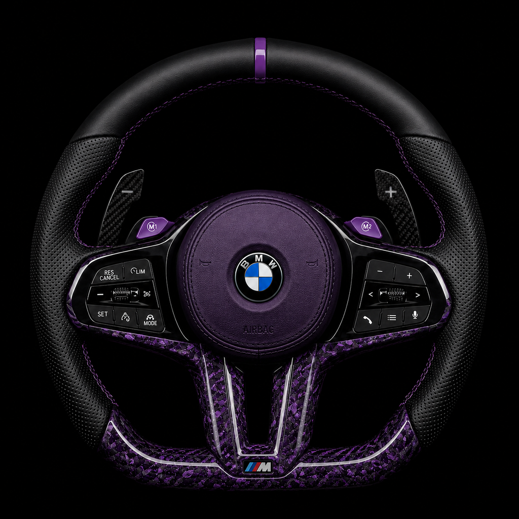 Customizable Carbon Fiber Steering Wheel for BMW G-Series (Multiple Models)