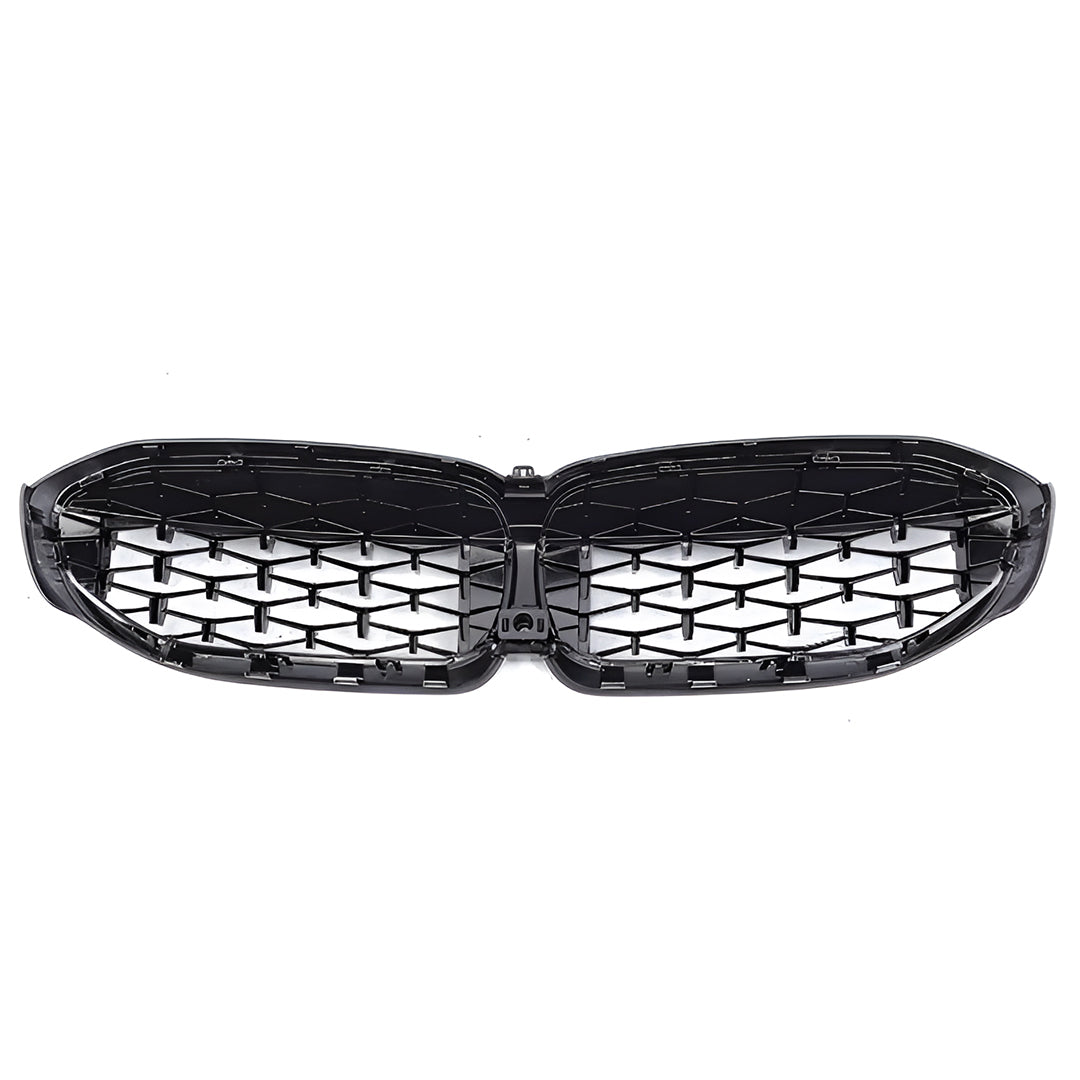 Diamond Style Carbon Fiber Front Grille W/ LED Star Lighting – BMW 3 Series G20 2019-2023