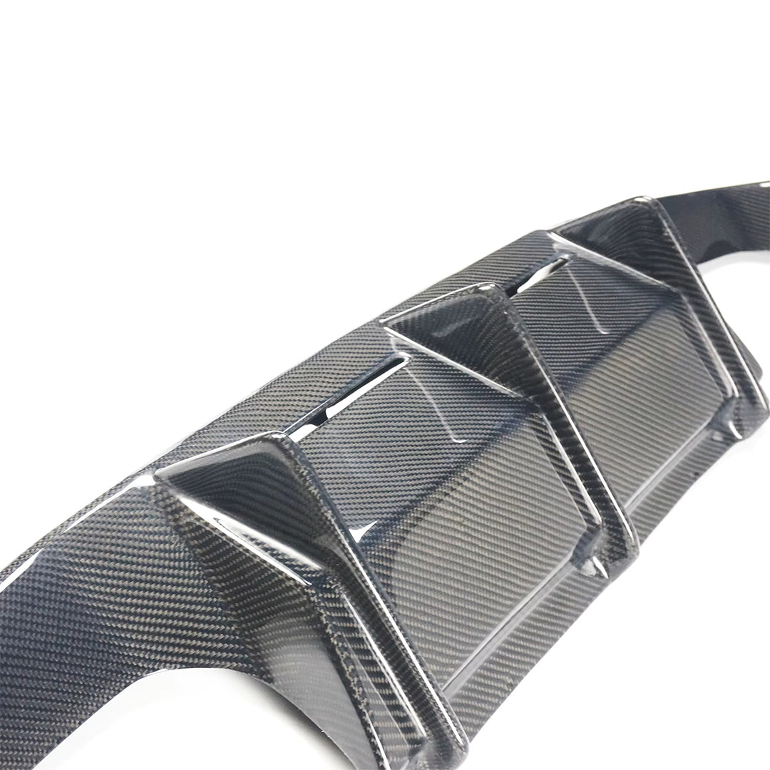 Carbon Fiber MTC Style 3-Piece Rear Diffuser & Splitter Kit – BMW M2 F87 / M2C (2014-2018)