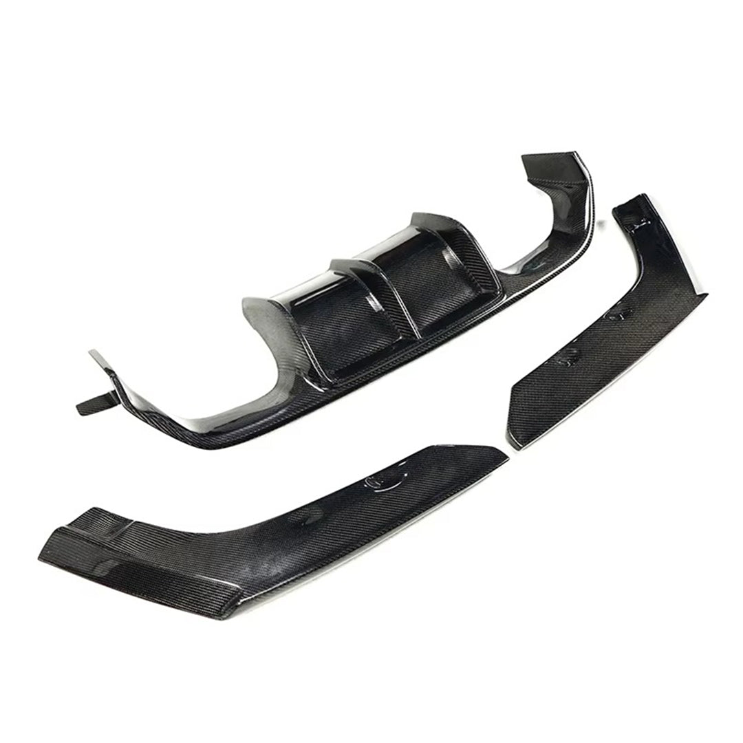 Carbon Fiber V-Style 3-Piece Rear Diffuser – BMW M2 F87 (2016+)