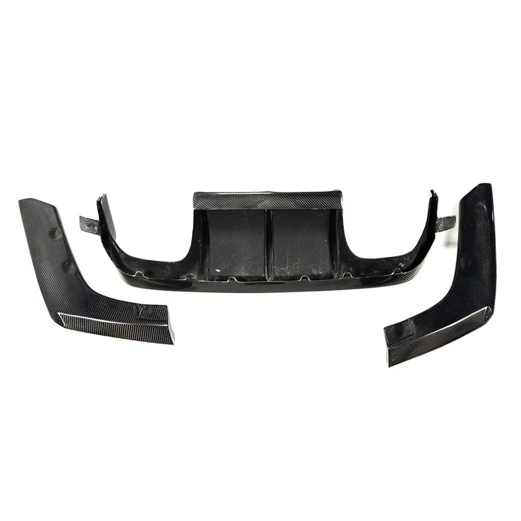 Carbon Fiber V-Style 3-Piece Rear Diffuser for BMW M2 F87 (2016+)