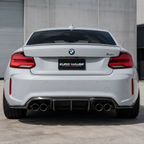 Carbon Fiber V-Style 3-Piece Rear Diffuser for BMW M2 F87 (2016+)