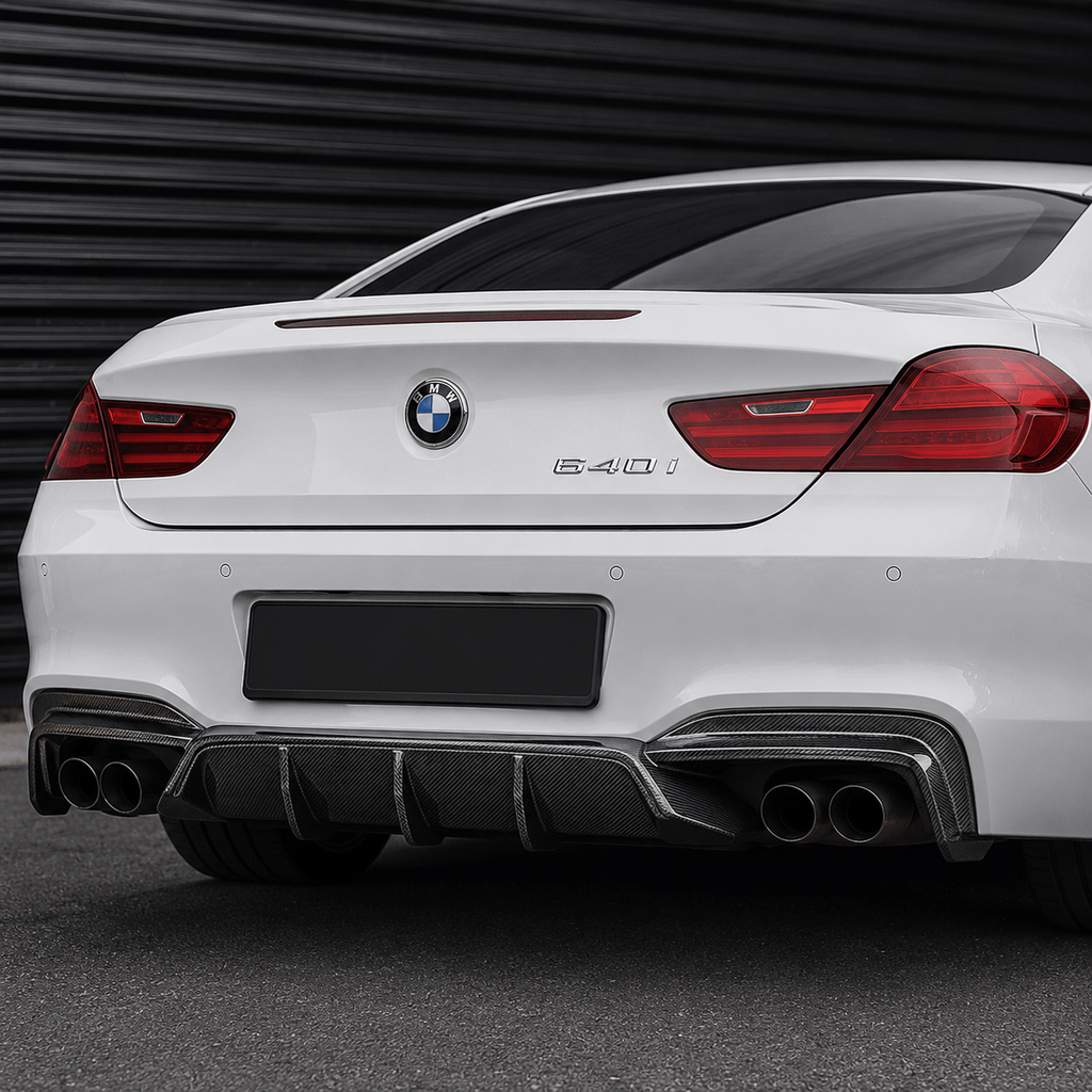 Carbon Fiber MP Style Rear Bumper Diffuser for BMW 6 Series F12 / F13 / F06 (2011-2018)