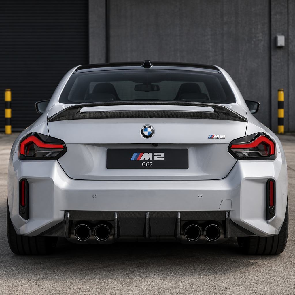 Carbon Fiber A-Style Trunk Spoiler for BMW M2 G87 / 2 Series G42 (2022+)