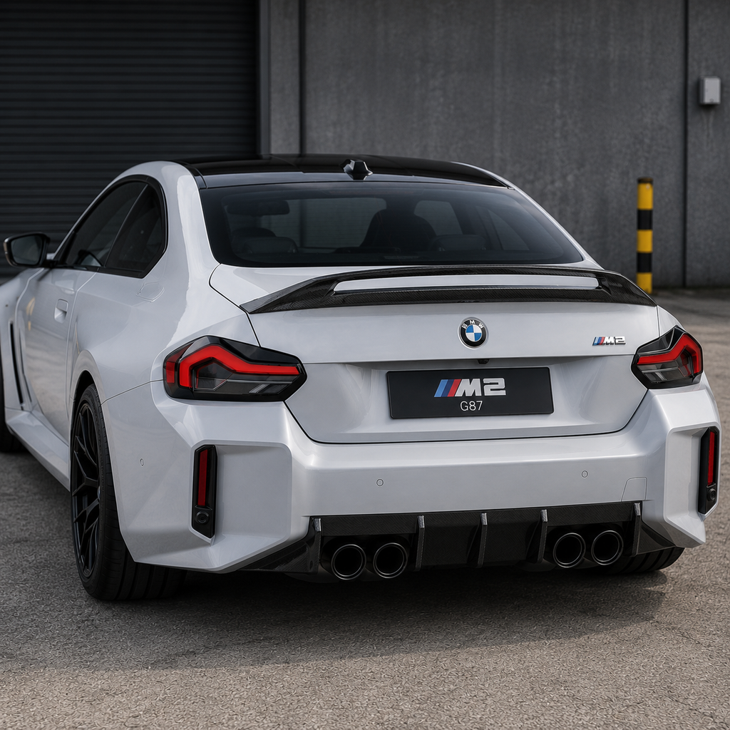 Carbon Fiber A-Style Trunk Spoiler for BMW M2 G87 / 2 Series G42 (2022+)