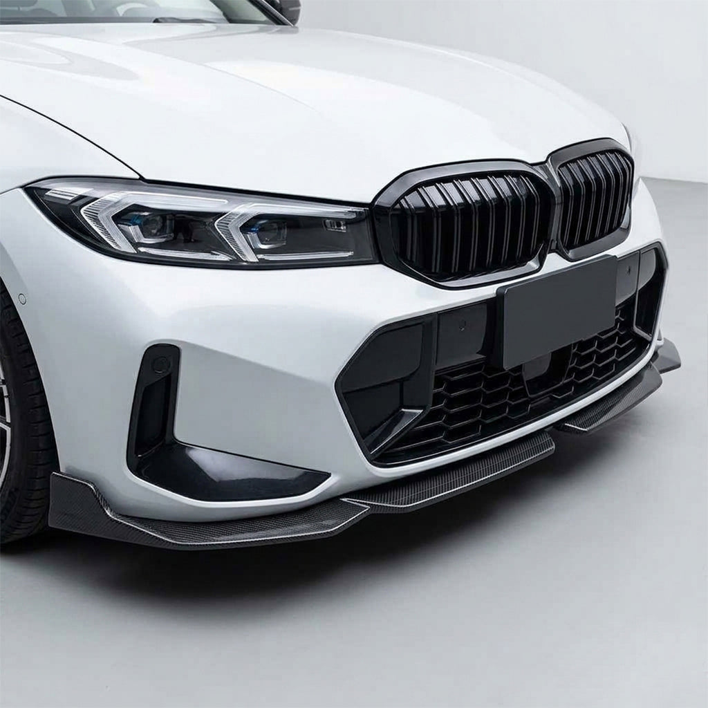 Carbon Fiber MP Style 2-Piece Front Lip for BMW G20 LCI 3 Series (2023+)