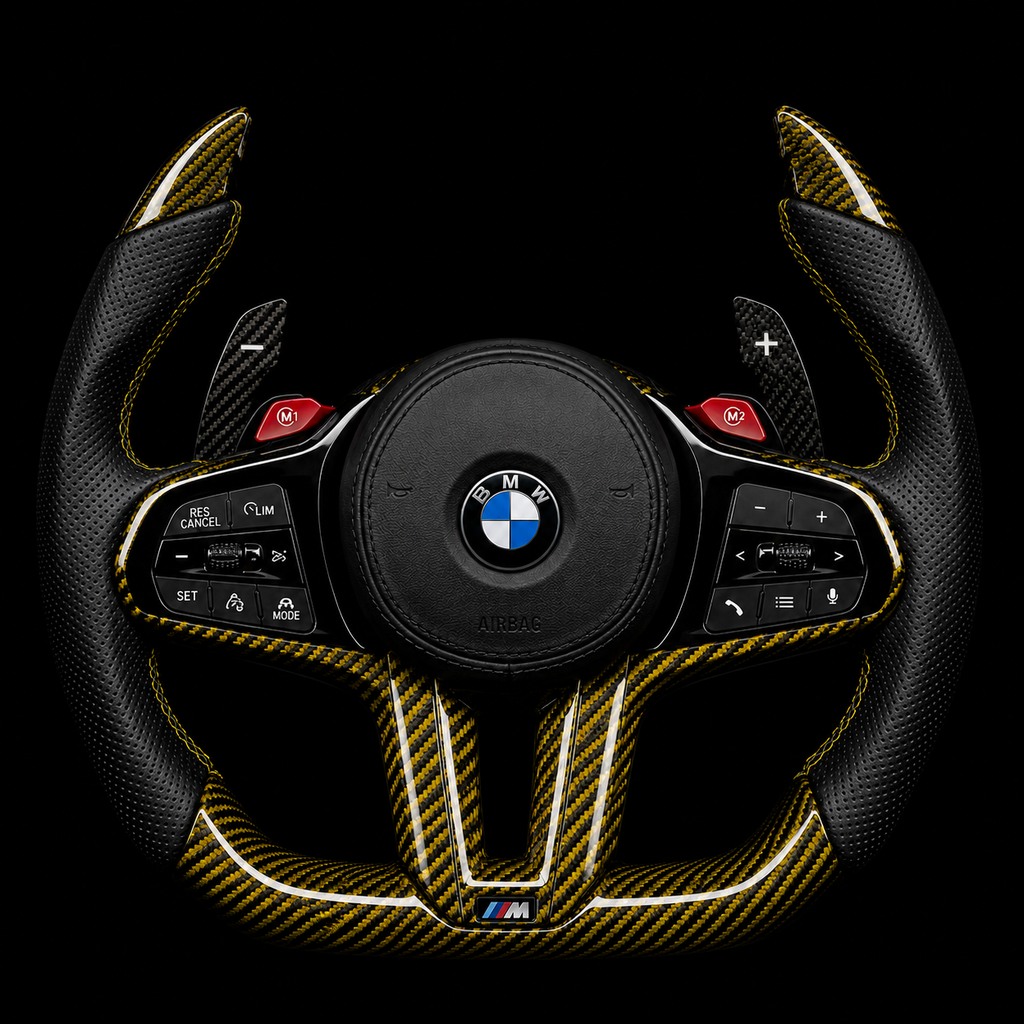 Customizable Carbon Fiber Steering Wheel for BMW G-Series (Multiple Models)