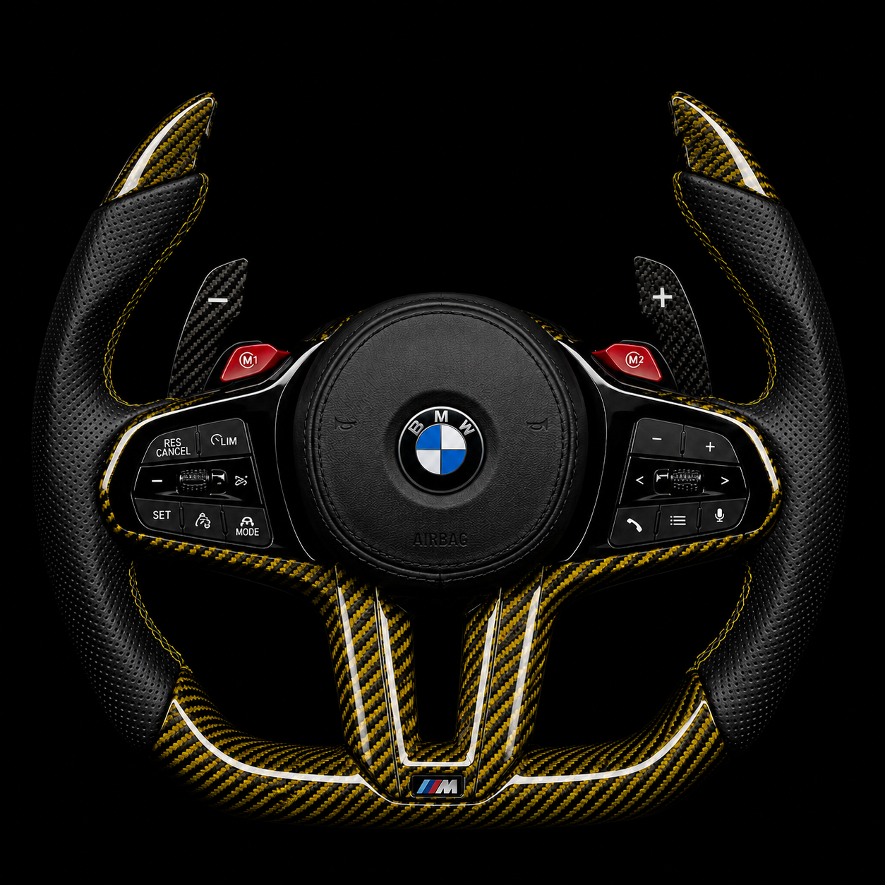 Customizable Carbon Fiber Steering Wheel for BMW G-Series (Multiple Models)