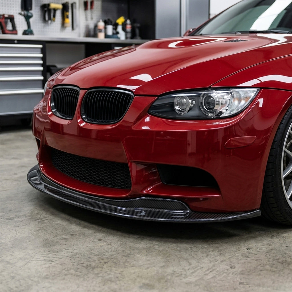 Carbon Fiber GTS Style Front Bumper Lip for BMW E90 / E92 / E93 M3 (2008-2012)